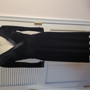 Sandra arren sz 6 silk velvet cocktail dress